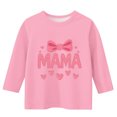 thumbnail image 4 of Robe Imprimée Fête des Mères pour Enfants Manches 3/4 / Col Rond Trois Quarts, 4 of 5