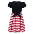 thumbnail image 2 of Richie House Girls' Striped Party Dress RH2227, 2 of 7