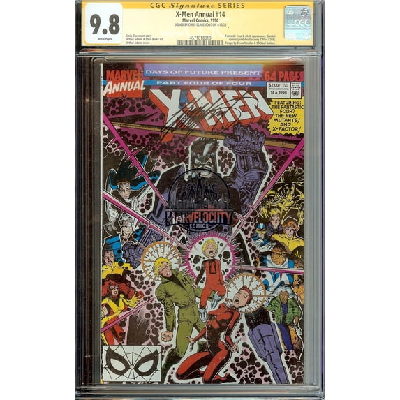 X-Men Annual #14 1990 CGC 9.8 NM+ Signed Chris Claremont 1st Gambit Cameo