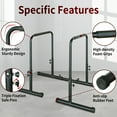 thumbnail image 5 of Home Gym Equipment, Power Tower Dip Station Pull Up Bar Stand Adjustable Height Heavy Duty Multi-Function Fitness Training Equipment, Black Exercise Equipment,Steel Fitness Equipment, 5 of 9