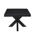 thumbnail image 3 of Harris Ebony Finish Wood Pedestal Cocktail Table, 3 of 6