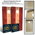 thumbnail image 3 of Skip's Garage Georgia Flag Solid Wood Cornhole Board Set, 3 of 6