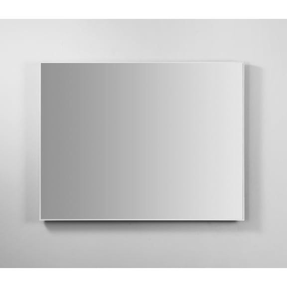 Bathroom Mirror Boffi 36" Matte White Modern Style
