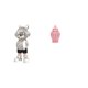 thumbnail image 1 of Figura de escritorio,Estante con estatua de astronauta para decoración de oficina y hogar,Tarro de jengibre de cerámica,Jarrón de cerámica con jengibre y arreglo floral,Jarrón decorativo, 1 of 8