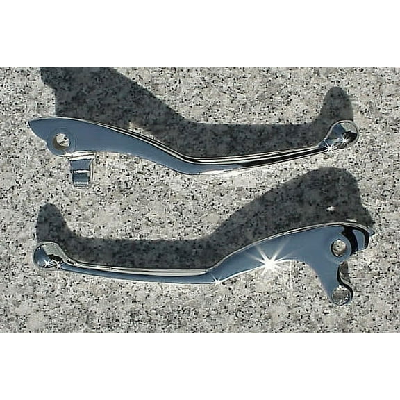 1985-2007 Yamaha V-Max Vmax VMX 1200 CHROME FRONT BRAKE & CLUTCH LEVERS