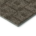 thumbnail image 4 of Addison Rugs Mayfield Washable Transitional Squares Brown Rectangle Rug, 9' x 12', 4 of 6