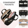 thumbnail image 2 of Durable Polyester Laptop Bag for Women, TSA Friendly Design with Padded Shoulder Strap, Black, 2 of 5