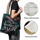 thumbnail image 3 of Acotar Bolso de tela con estampado de lienzo para mujer, bolsa de compras reutilizable y estética, con cremallera interior, regalo para mujer, 35 × 40 cm., 3 of 6