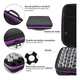 thumbnail image 4 of Kit De Pintura De Diamantes  Bloosom 127 Pcs Con Bolsos De 60 Ranuras Violeta, 4 of 5
