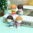 thumbnail image 4 of CNKOO 2PCS/Set Mini Lovers Dolls Model Figures Landscape Fairy Garden Ornaments Random, 4 of 6