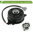thumbnail image 3 of Motor de ventilador del radiador Unique Bargains para Toyota Sienna 2011-2016, motor de enfriamiento de motor silencioso No.163630P250 1 Pc, 3 of 6