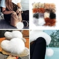 thumbnail image 3 of KLKCMS Faux Pompom Ball W/Snap Button Multicolor DIY Knitting Hat Bags Caps 16Pcs 10cm, 3 of 9