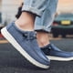 thumbnail image 5 of Zapatos Hombre Lona Barco Lona Transpirable para Viajes al Aire Libre (43) Azul Wdftyju Tenis De Mujer Tenis De Hombre, 5 of 7