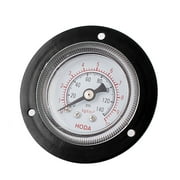 Unique Bargains Metal 1/8BSP Thread Water Air Pressure Gauge 0-140 Psi 61mm x 25mm Black