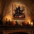 thumbnail image 6 of Halloween Diamond Art Kit for Fall Home Decor Vintage Witch House Pumpkin Ghost Wall Hanging 5D DIY Beaded Painting Kit for Adults Complete Set, 6 of 7