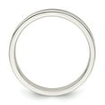 thumbnail image 3 of Auriga Fine Jewelry 925 Sterling Silver 3mm Lightweight Flat Size 7.5 Band for Women, 3 of 6