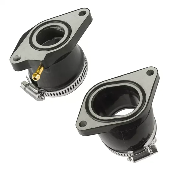 2 Intake Manifold Carburetor Boots Compatible with Yamaha Raptor 660 YFM660R ATV 2001-2005 Models (Left & Right)
