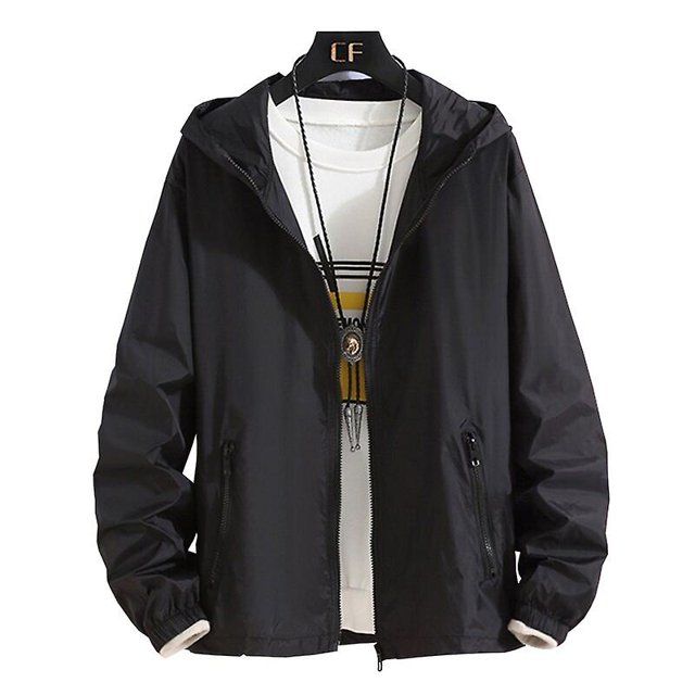 8xl 7xl 6xl talla grande para hombre chaquetas de piel de secado rápido abrigo protector solar impermeable para hombre prendas de vestir finas del ejército rompevientos ultraligero Sailing Electrónica