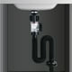 thumbnail image 2 of Yhmxh Utensilios de cocina Kit de desagüe para lavabo, tubo de expansión para lavabo, tubo de extensión para lavabo, sifón para bajante Muebles para cocina Accesorios de cocina, 2 of 6
