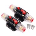 thumbnail image 1 of ORUYROP 2 pcs 40A Audio Inline Circuit Breaker Reset Fuse 12V-24V DC, PowMr Reset Fuse Holder 40 amp with Manual Reset for Car Audio, Stereo Switch and Solar Inverter System, 1 of 7