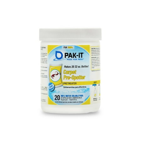 Carpet Pre-Spotter Citrus Scent 20 PAK-ITs/Jar 596420002240