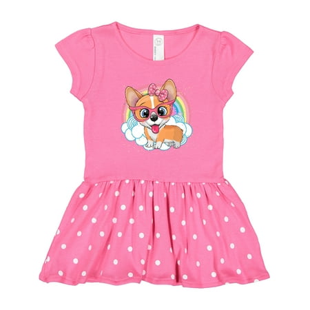

Inktastic Corgi Gifts Dog Lover Gift Toddler Girl Dress