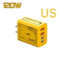 thumbnail image 1 of 4 Port USB Travel Power Adapter Mobile Phone Charger US International Block Cube Plug For IPhone And IPad, 1 of 4