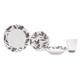 thumbnail image 1 of Vajilla de Porcelana Crown Baccara 16 piezas con vaso Blanco, 1 of 4