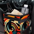 thumbnail image 6 of Geometric Cube Foldable Car Trash Can with Lid, Leak-Proof Mini Trash Can, Car Trash Bin, Trash Can for Car with Hanging Storage Bag, 6 of 6