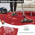 thumbnail image 5 of 4th of July Outdoor Rug 4x6 Ft - Reversible Patio Rug Outdoor Camping Rugs, Red Independence Day White Blue Star Washable Indoor Outdoor Area Rugs, Non-Slip Outdoor Carpet Runner for Deck/Porch, 5 of 8