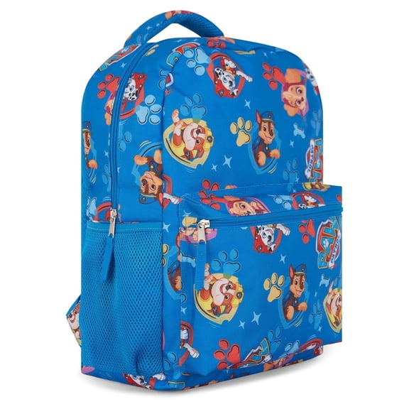 Paw Patrol Boys Backpack, Printed Allover Paw Patrol School Bag for Kids Blue