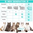 thumbnail image 6 of Cat Shower Net Bag Grooming Bathing Adjustable Washing Bag Multifunctional Cat Restraint Accessories Prevent Biting Scratching, Nail Trimming, Ears Clean, Keeping Calm, 6 of 7