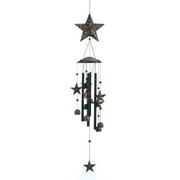 Zingz & Thingz 34" Bronze Iron Stars Wind Chimes