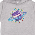 thumbnail image 3 of Inktastic Planet Saturn with Stars Toddler Hoodie, 3 of 4