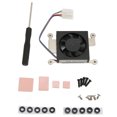 thumbnail image 3 of Para disipador de calor RasPi CM4 para ventilador de refrigeración RasPi CM4 duradero resistente de bajo ruido para escritorio, 3 of 8