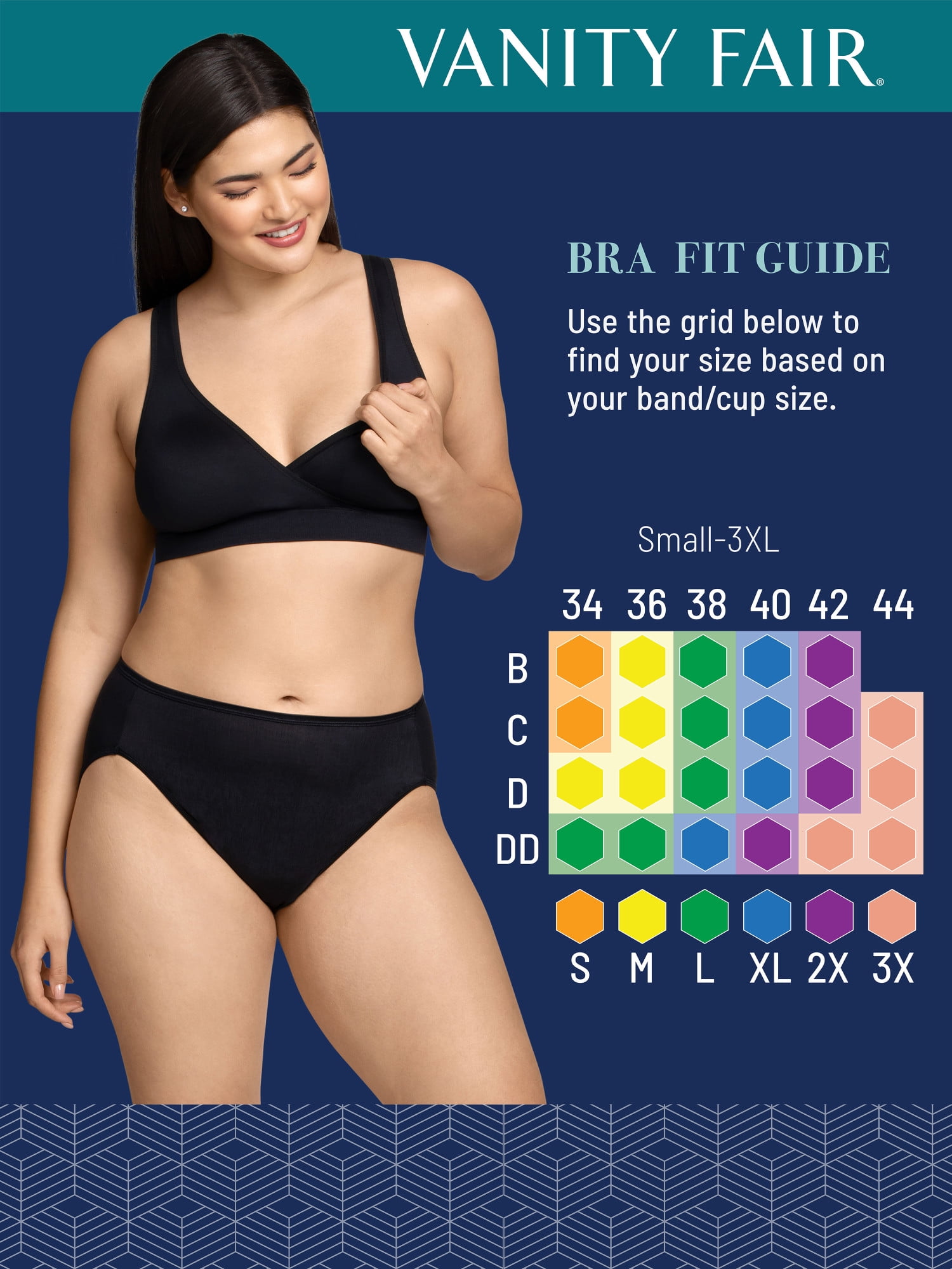 Vanity Fair Lingerie Women's Maternity Nursing Wireless Bra for Breastfeeding, Cross Front Pullover Style 72074