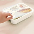 thumbnail image 6 of Pklyzj Bento Lunch Box, Reusable Stackable with 4 Compartment Meal Prep Containers for Kids and Adults, Food Storage Snack Containers with Transparent Lids for School, Work,and Travel, 6 of 6