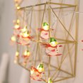 thumbnail image 6 of EWASWON Christmas Christmas Snowman LED String Lights, 3m 20 LED Battery Operated, Multicolor Holiday Decor for Xmas Tree Home Party Indoor Outdoor, 6 of 6