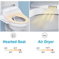 thumbnail image 4 of R&T V2601 Electric Bidet Seat for Elongate Toilet, Heated Seat, Warm Dry and Water, Self-Cleaning Nozzle, Night Light, 4 of 14