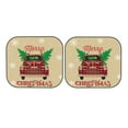 thumbnail image 7 of Fotbe Christmas Vintage Red Truck 2-Piece Car Windshield Sun Shade | Sun Blocker for Car Windshield | Foldable Automotive Interior Accessories for Sun Protection-Medium, 7 of 7