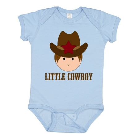 

Inktastic Little Cowboy Boys Gift Baby Boy Bodysuit