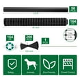 thumbnail image 3 of Slsy Temporary Fence Plastic Fence, Garden Fence, Plastic Safety Fence Roll with 50-Pack 4 FT Stakes, 40 Inches X 164 Feet Green Plastic Garden Netting for Deer Chicken Dog Yard, 3 of 11