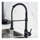 thumbnail image 2 of Mezcladora para Tarja de Cocina Monomando, Acero Inoxidable con Cuello Flexible. Negro Mate, Incluye Juego de Mangueras, 2 of 9