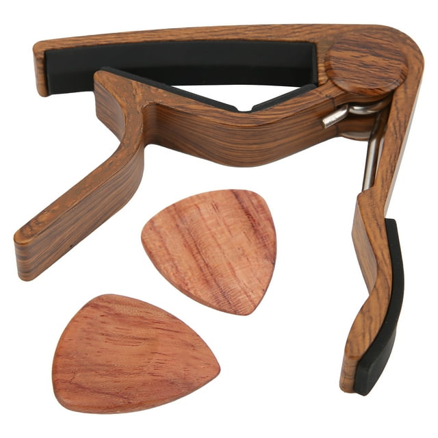 Abrazadera para instrumentos de cuerda Jadeshay Cejilla de guitarra acústica de Madera maciza