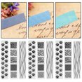 thumbnail image 6 of EBTOOLS Plastic Embossing Folders,9Pcs Plastic Embossing Folders Embossed Template  Card Making Scrapbooking Paper Craft Tools, Embossing Folder, 6 of 8