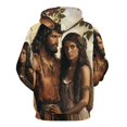 thumbnail image 6 of POBUDS Hoodie, Regular Fit Sporty Pullover Hooded Sweatshirt for Men Women Mythology Love 2XL, 6 of 6