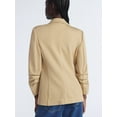 thumbnail image 3 of Scoop Women's and Women’s Plus Ultimate ScubaKnit Relaxed Blazer with Scrunch Sleeves, Sizes XS-4X, 3 of 4