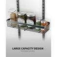 thumbnail image 2 of 9-Tier Over the Door Pantry Organizer, Black Hanging Storage for Kitchen Spices and Jars, 2 of 5