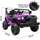thumbnail image 5 of Camioneta Montable Electrica para Niños Control Remoto 12v - Morado, 5 of 8