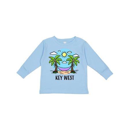 

Inktastic Summer Vacation in Key West Boys or Girls Long Sleeve Toddler T-Shirt
